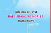 Giải bài 1 trang 90 Hóa 12 Chân trời sáng tạo SGK